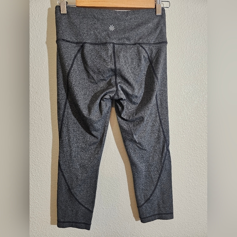 Athleta Gray Cropped Leggings - Picture 2 of 5